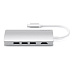 Адаптер Satechi Aluminum Multi-Port Adapter V2 (серебристый)