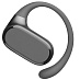 Беспроводные наушники HONOR CHOICE Open-Ear Air Conduction Design (черный)