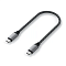 Кабель Satechi USB-C to USB-C Cable (25 см, серый космос)