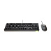 Игровой проводной механический комплект клавиатура+мышь Rapoo V185S (черный)