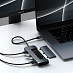 Адаптер Satechi USB-C Hybrid Multiport Adapter with SSD Enclosure (серый)