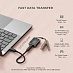 Бокс внешний для жесткого диска Satechi Mini NVMe SSD USB4 Enclosure (серый)