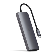 Адаптер Satechi USB-C Hybrid Multiport Adapter with SSD Enclosure (серый)