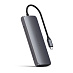Адаптер Satechi USB-C Hybrid Multiport Adapter with SSD Enclosure (серый)