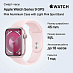 Умные часы Apple Watch Series 9 GPS Pink Aluminium Case with Light Pink Sport Band (45mm, M/L, розовый)