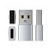 Адаптер Satechi USB Type-A to Type-C (серебристый)