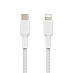 Кабель Belkin BoostCharge USB-C Braided Cable with Lightning Connector (2М, белый)