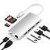 Адаптер Satechi Aluminum Multi-Port Adapter V2 (серебристый)