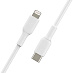 Кабель Belkin BoostCharge USB-C to Lightning Cable (1м, белый)