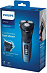 Электрическая бритва Philips Series 3000 S3232/52 (черный/синий)